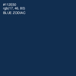 #112E50 - Blue Zodiac Color Image